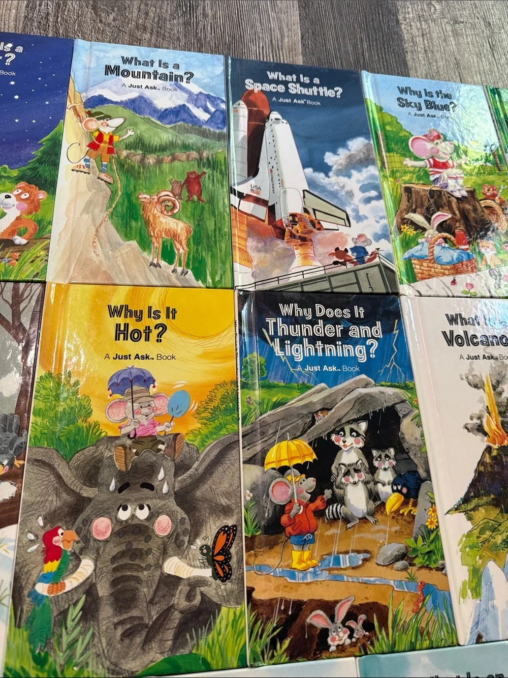 Vintage Weekly Reader Just Ask Educational Children’s Hardcover Books Lot Of 20